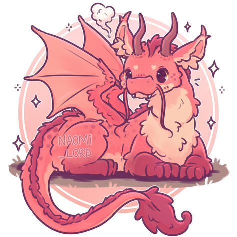 ✨🔥 it’s the final elemental dragon! Here’s fire! 🔥✨ As it’s the year of the dragon about to start I’ll have to think of some more dragony t… | Instagram Naomi Lord Art, Naomi Lord, Mythical Creatures Drawings, Chibi Dragon, Elemental Dragons, Cute Dragon Drawing, Cartoon Dragon, Dragon Sketch, Cute Animal Drawings Kawaii