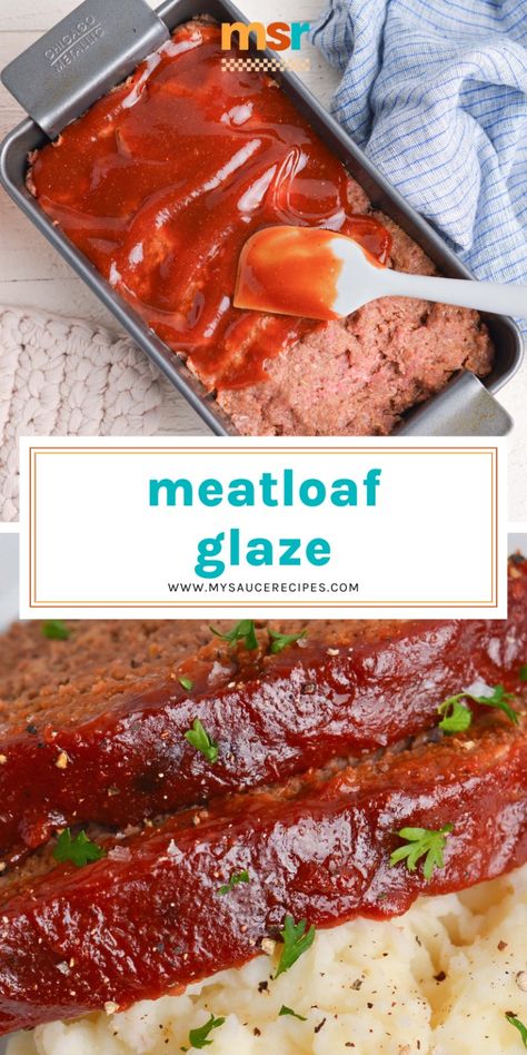 This easy meatloaf glaze recipe combines common condiments with simple seasonings and sweetness to create a sweet and savory meatloaf sauce! Tomato Sauce For Meatloaf, Old Fashioned Meatloaf Recipes Best, Best Meatloaf Sauce, Meatloaf Topping Sauce, Sauce For Meatloaf, Meatloaf Gravy Recipe, Meatloaf Recipes Best, Meatloaf Glaze Recipe, Meatloaf Sauce Recipe