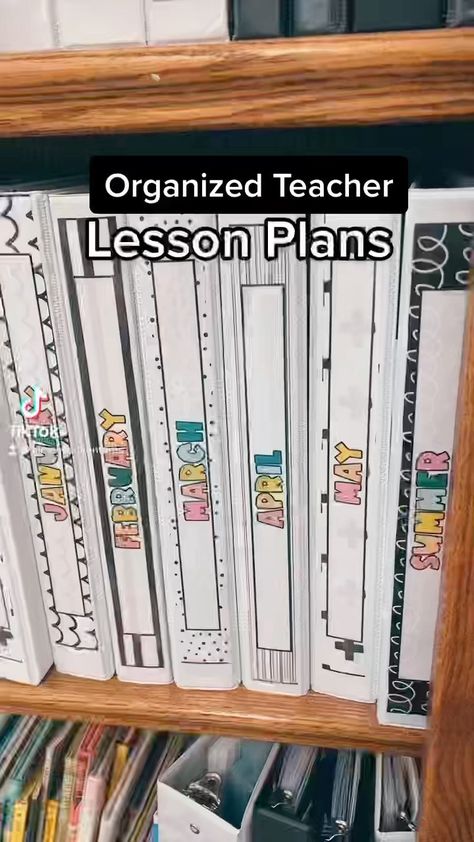 aimeesedventures on Instagram: One of the best things I’ve done to eliminate prep time is purchasing monthly bundles on TPT and keeping them in organized in binders.… Lesson Plan Binder, Western Classroom, Lesson Plan Organization, Curriculum Planner, Organized Teacher, Classroom Hacks, First Year Teaching, Teacher Binder, Teacher Friends