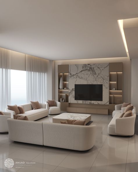 Design Of : Living room design Location: Dubai #homedecoration #decor #interiordecorating #interiorstyle #homedecor #homeinspo #housetour #interior #architecture #architecturedesign #architectureporn #furnituremakeover #furnituredesigner #interiorstyling #interiorstyle #interiorstylis #interiorstyled #interiorstylingideas #homesweethome #interiorlovers #دبي #أبو_ظبي #ديكور #تصميم داخلي #الشارقة #housegoals #instahome #amjad_salloum Design by Amjad salloum for booking your design +971527250060 Latest Living Room Designs, Cabinets Diy, Living Room Design Decor, Indie Room, Home Design Living Room, Elegant Living Room, Cardboard Furniture, Diy Cardboard, Decor Home Living Room