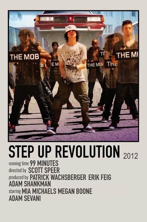 Step Up Movie Poster, Step Up Movie Aesthetic, Step Up Wallpaper, Step Up Movie, Moose Step Up, Adam Sevani, Step Up Movies, Indie Movie Posters, Step Up Revolution