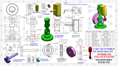 Solid Works Assembly Drawings, Solidworks Drawings Assembly, Assembly Drawing Mechanical, Autocad Tricks, Mechanics Drawing, Sheet Metal Drawing, Autocad Isometric Drawing, Solidworks Tutorial, Solid Works