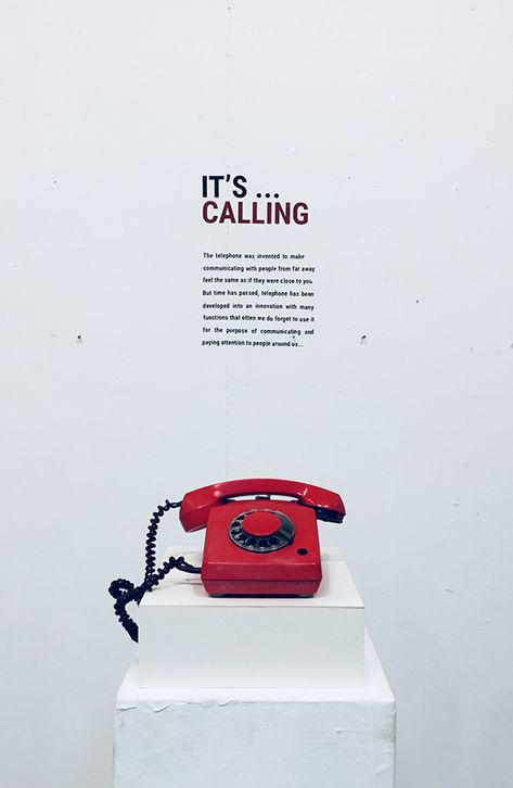 It’s calling... on Behance #Art #Interactive #Design #Exhibition #Arduino #Telephone #Installation Phone Exhibition Design, Installation Design Exhibition, Interactive Installation Exhibitions, Telephone Graphic Design, Exhibition Design Interactive, Interactive Walls Events, Public Art Installation Interactive, Interactive Exhibition Design Creative, Interactive Exhibition Ideas