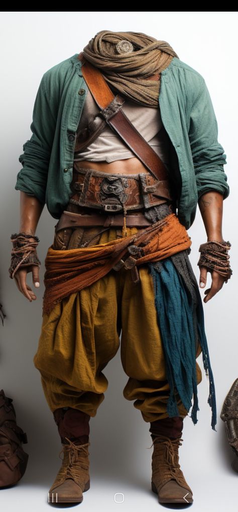 Fantasy Clothing Aesthetic Male, Pirate Style Outfits Men, Blacksmith Outfit Male, Fairytale Clothes Male, Dnd Rouge Outfits Inspiration, 1800 Clothes Men, Fantasy Outfits Male Casual, Mens Fantasy Costume, Larp Outfits Male