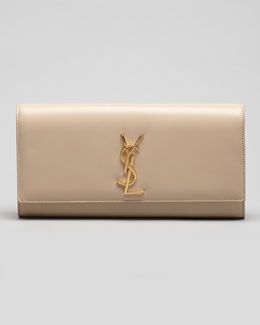 Saint Laurent Cassandre Clutch Bag, Off White Nude Clutch, Ysl Clutch, Best Leather Wallet, Beautiful Handbags, Wedding Weekend, Clutch Bags, Handbag Shoes, Vuitton Bag, Branded Handbags