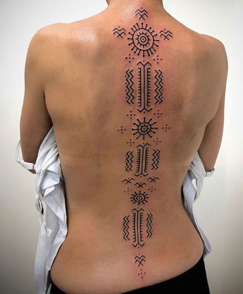 Filipino Back Tattoo, Pre Colonial Philippines, Pi Tattoo, Traditional Filipino Tattoo, Traditional Back Tattoo, Colonial Philippines, Basic Shading, Filipino Tattoo, Polynesian Tattoos Women