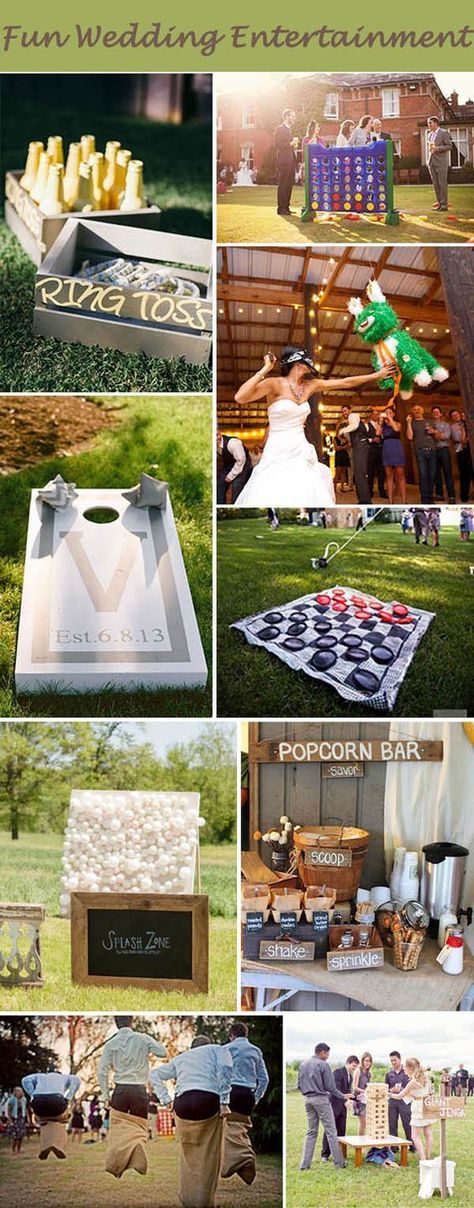 Wedding Reception Game Ideas / http://www.himisspuff.com/wedding-reception-game-ideas/11/ Fun Wedding Entertainment, Wedding Reception Activities, Wedding Games For Guests, Reception Activities, Wedding Reception Games, Wedding Ceremony Ideas, Wedding Activities, Entertainment Center Decor, Foto Tips