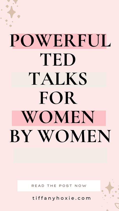 Powerful life-changing TED Talks To Inspire Women. #womensupportingwomen #tedtalks positive Ted Talks, growth mindset TED talk, happiness TED talks, inspiring Ted Talks. Life Changing Ted Talks, Ted Talks That Will Change Your Life, Ted Talks For Women, Top Ted Talks, Ted Talks Motivation, Inspirational Ted Talks, Best Ted Talks, The Power Of Introverts, Inspirational Podcasts