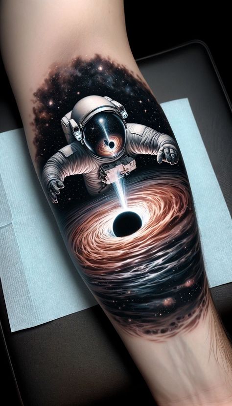 Galaxy Tattoo Sleeve, Space Tattoo Sleeve, Outer Space Tattoos, Beautiful Angel Tattoos, Small Dope Tattoos, Cosmic Tattoo, Painless Tattoo, Ufo Tattoo, Mandala Hand Tattoos