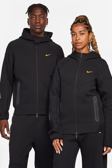 Nocta Tech Fleece, Nike Tech Fleece Outfit Men, High Rise Bodysuit, Nike Tech Fleece Jacket, Fleece Outfit, Oversized Sweatpants, Tech Girl, France Fashion, Wide Leg Joggers