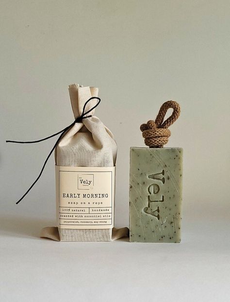 Soap Bag Packaging, Natural Soap Packaging Design, Sustainable Soap Packaging, Soap Bottle Packaging, Soap Design Packaging, Soap Packing Ideas, Organic Soap Packaging, Soap Marketing, Pottery Packaging