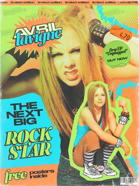 avril lavigne 2002, avril lavigne wallpapers, avril lavigne aesthetic, avril lavigne poster, y2k poster, y2k aesthetic, 2000s aesthetic, 2000s avril lavigne 2000s Posters, Y2k Magazine, 2000s Magazines, Magazine Cover Ideas, Magazine Design Cover, Y2k Posters, Montage Photo, Arte Inspo, Avril Lavigne