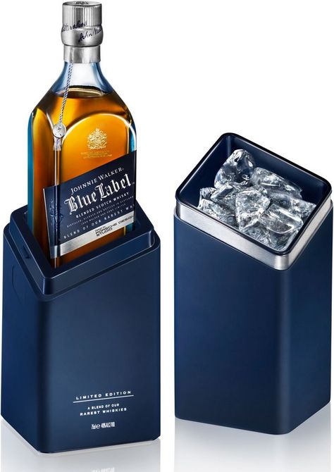 Johnnie Walker Blue Label Porsche Chiller Johnnie Walker Blue Label, Johnny Walker Blue Label, Johnnie Walker Blue, Whisky Drinks, Luxury Packaging Design, Whisky Bottle, Alcohol Bottles, Whiskey Drinks, Cigars And Whiskey