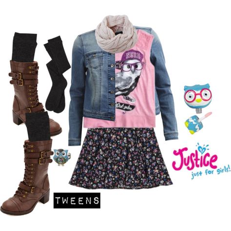 Tween Outfit ~ Justice Clothes Hailey Scott, Justice Outfits, Justice Clothing Outfits, Justice Clothes, Justice Store, Outstanding Outfits, Glam Aesthetic, Justice Clothing, Kid Outfits