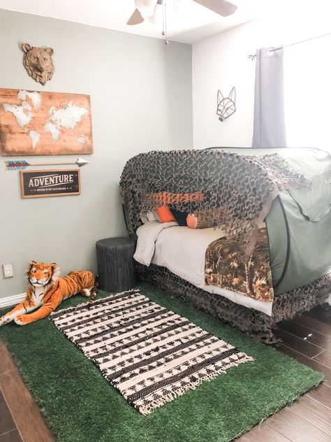 Camo Bedroom Ideas For Boys, Room For Boys Kids, Kids Hunting Bedroom, Camo Room Ideas For Boys, Boy Hunting Bedroom, Hunting Bedroom For Boys, Hunting Boys Room, Camo Bedroom Ideas, Hunting Kids Room