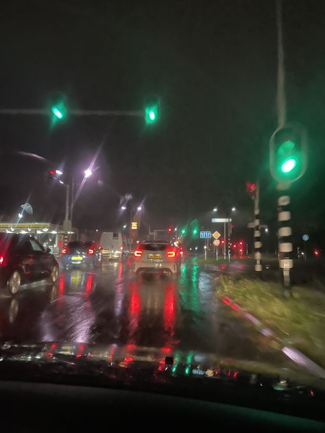 driving at night in the rain Rain Driving, Aesthetic Rain, Driving At Night, In The Rain, Night In, The Rain, At Night, Quick Saves