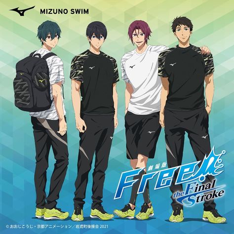 Swimming Anime, I Love Swimming, Rin Matsuoka, Haruka Nanase, Free Eternal Summer, Splash Free, Free Iwatobi Swim Club, Free Iwatobi, Iwatobi Swim Club