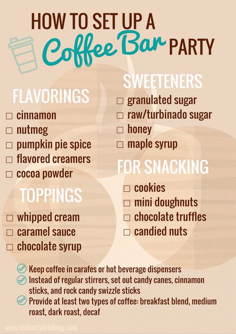 Tips for Setting Up An AWESOME Coffee Bar Party - The Tasty Bite Hot Beverage Dispenser, Coffee Bar Party, Cocoa Powder Cookies, Cookie Toppings, Hosting Occasions, Coffee Party, Home Coffee Stations, Cha Bar, Hot Cocoa Bar