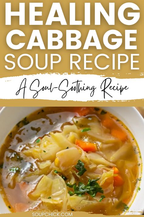 Healing Cabbage Soup Recipe Gut Healing Cabbage Soup, Cabbage Soup For Ulcers, Low Fodmap Cabbage Soup, Cabbage Borscht Soup Mennonite, Healing Cabbage Soup Recipe, Cabbage Soup No Tomatoes, Cabbage Soup Without Tomatoes, Light Soups For Upset Stomach, Cajun Cabbage Soup