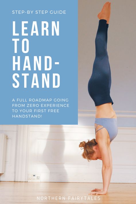 How To Train To Do A Handstand, Yoga Handstand Drills, Handstand With Wall, How To Practice Back Bends, Handstand Training Plan, Handstand In 30 Days, Beginner Handstand Drills, 30 Day Handstand Challenge, How To Stand On Your Hands