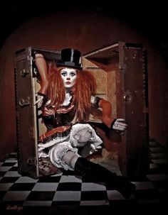 I have decided to pin this, because when we were first learn about physical… Steampunk Circus, Creepy Circus, Dark Carnival, Circus Vintage, Pierrot Clown, Circus Aesthetic, Creepy Carnival, Halloween Circus, The Night Circus