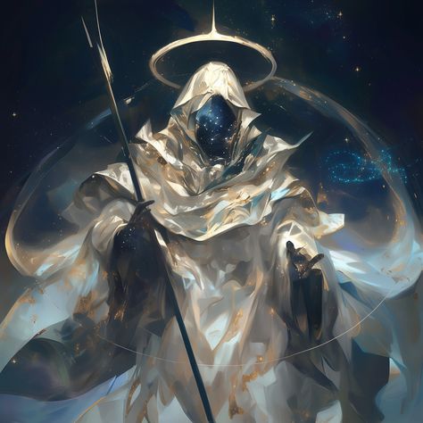 Celestial God #ninja #demon #cool #characterdesign #fantastic #artwork #fantasy #aiart #digitalart #dailyart #artifialintelligence #digitalartist #midjourney #midjourneyart #conceptart #swordsman God Of Space Fantasy Art, God Of Creation Fantasy Art, Deity Fantasy Art, God Of Time Fantasy Art, Fantasy Celestial Art, Angels Concept Art, Godlike Character Designs, Dnd Gods Concept Art, Celestial Demon