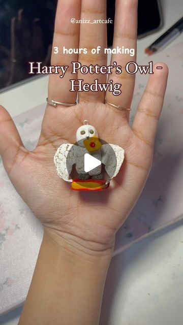 Anika🐝🐣 | I make Handmade Clay Art🖌️ on Instagram: "Diy Harry Potter’s Owl - Hedwig ( christmas tree hanging decor , phone charm , Keyring ) ☺️🦉

To be uploaded on website soon 🔗

….
.
.
.
.
1. #DIYHedwig
2. #HarryPotterCrafts
3. #ClayArt
4. #PotterheadCreations
5. #CraftyWizardry
6. #HandmadeHedwig
7. #MagicalSculptures
8. #craftingmagic 

1. DIY Hedwig clay tutorial
2. Harry Potter craft ideas
3. Clay sculpture tutorial
4. Handmade Hedwig figurine
5. Clay art Harry Potter
6. Creative clay projects
7. Potterhead crafts
8. Sculpting Hedwig from Harry Potter
9. DIY clay owl tutorial
10. Harry Potter fan crafts
11. Clay modeling techniques
12. Crafting Hedwig with clay
13. Potter-inspired clay creations
14. Handcrafted Harry Potter owl
15. Clay sculpting for beginners" Clay Owl Tutorial, Diy Hedwig, Sculpting For Beginners, Harry Potter Craft Ideas, Owl From Harry Potter, Harry Potter Craft, Sculpture Tutorial, Tree Hanging Decor, Harry Potter 6