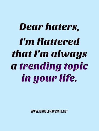 Insulting Quotes For Haters, Comebacks For Haters, Dear Haters, Insulting Quotes, Quotes About Haters, Deep Meaningful Quotes, Personality Quotes, Great Comebacks, Character Personality