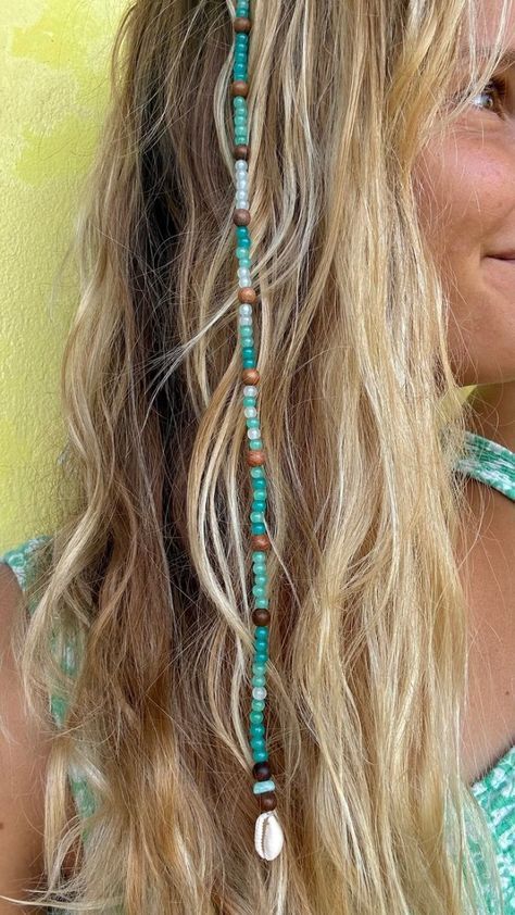 Mermaid Hair Extensions, Surfergirl Style, Stunning Hairstyles, Hippie Hair, Penteado Cabelo Curto, Long Blonde, Hair Wraps, Mermaid Hair, Hair Beads