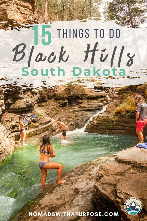 15 Things To Do Black Hills, South Dakota • Nomads With A Purpose Things To Do In Custer South Dakota, What To Do In South Dakota, Places To Visit In South Dakota, South Dakota Family Vacation, Black Hills National Forest, South Dakota Black Hills, Things To Do In South Dakota, Black Hills South Dakota Vacation, South Dakota Road Trip