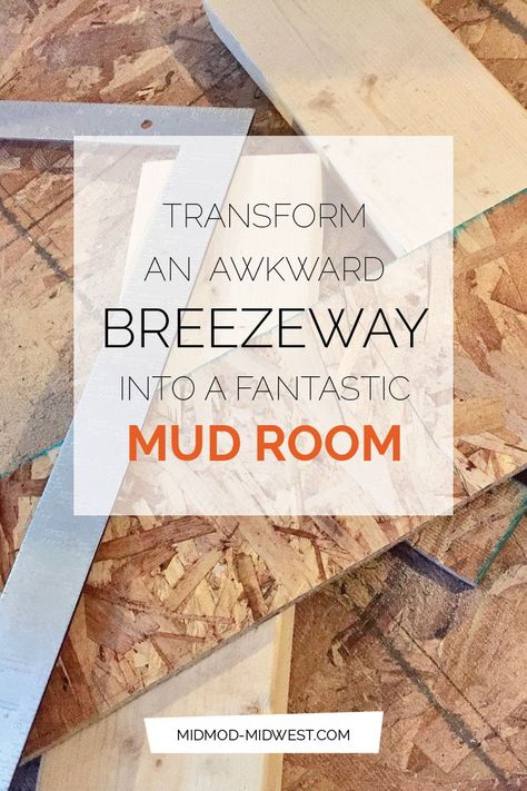 Add A Mudroom To House, Garage Connected To House Enclosed Breezeway, Adding A Breezeway And Garage, Diy Breezeway To Garage, Breezeway Ideas To Garage Enclosed Cozy, Breezeway To Mudroom Conversion, Breezeway To Garage Enclosed, Enclose Breezeway, Adding A Mudroom To A House