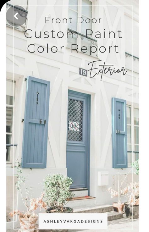 Shutters Colors, House Shutter Colors, Front Door Exterior, Exterior Door Colors, Mint Decor, Outdoor Shutters, Shutter Colors, Color Consultation, Front Door Paint Colors