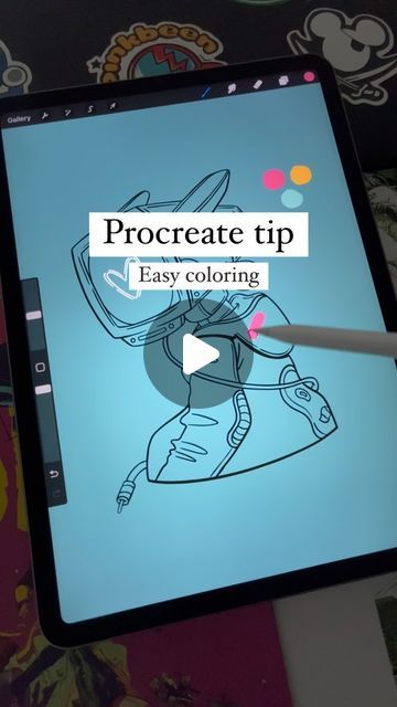 Alex Guber 🧟 on Instagram: "Procreate art tip : How to color faster🤘🏼✨  #procreatetips #procreatehacks #procreate #digitalart #procreatetutorial #coloringtutorial #artistsoninstagram #arttutorial #digitalarttutorial #digitalarttips #procreateart" Procreate Ipad Tutorials How To Draw, Digital Illustration Tutorial Procreate, Procreate Cheat Sheet, Coloring In Procreate, How To Color On Procreate, How To Color In Procreate, How To Use Procreate, Color On Procreate, How To Draw On Procreate