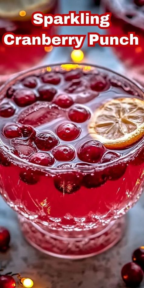 Brighten your gatherings with this delightful Sparkling Cranberry Punch! 🎉🍇 Bursting with refreshing cranberry flavor and effervescence, this punch is perfect for holiday parties, brunches, or any festive occasion. Easy to make and beautifully vibrant, it’s sure to impress your guests. Cheers to sparkling moments! 🥂 Sparkling Cranberry Punch, Sparkling Punch, Fruit Punch Recipe, Thanksgiving Punch, Chicken Pasta Salad Recipes, Cranberry Punch, Cranberry Fruit, Juicy Juice, Best Christmas Recipes