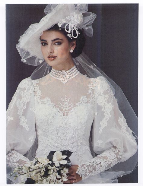 1983 Wedding gown, I LOVE the sleeves!!! Wedding Dresses 90s, Average Cost Of Wedding, Wedding Dresses 80s, Eve Of Milady Wedding Dresses, Cost Of Wedding, 1980s Wedding Dress, 90s Wedding Dress, 1980s Wedding, 80s Wedding