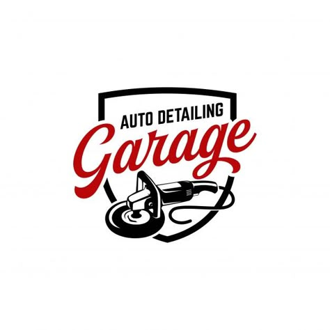 Auto Shop Logo, Car Detailing Logo, Auto Detailing Logo, Logo Inspiration Vintage, Mechanics Logo, Garage Logo, Car Logo Design, Red Sports Car, Logo Service