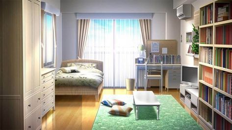 Sci Fi Background, Anime Places, Student Room, Scenery Background, Image 3d, Anime Room, Fantasy House, Room Planning, Yurt