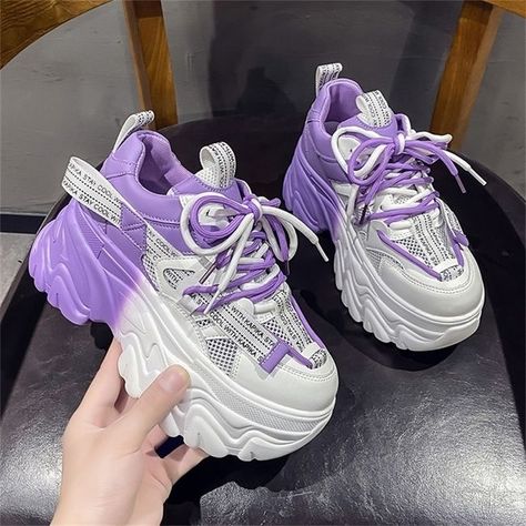 Welcome to our store, We have many kinds of premium products, and we have a fast delivery. White Chunky Sneakers, Sneakers 2022, Tennis Whites, Low Cut Shoes, Purple Sneakers, Women Platform Shoes, Dad Sneakers, Women Sneakers, Chunky Sneakers