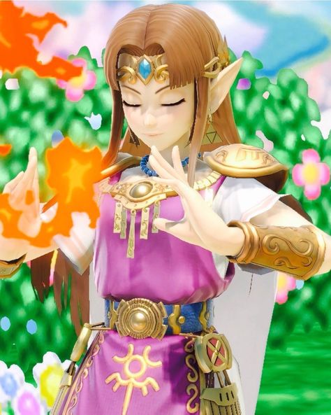 Zelda Ssbu, Loz Art, Video Game Drawings, Smash Bros Wii, Shoujo Anime, Legend Of Zelda Characters, Zero Suit Samus, Princesa Zelda, Nintendo Princess