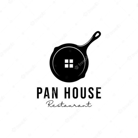 Pan Logo Design, Pan Logo, Restaurant Logo Ideas, Restaurant Brand Design, Daiquiri Shop, Market Bakery, Logomark Design, Chef Logo, Identity Development