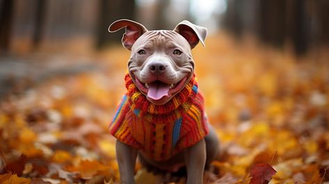 As the days grow shorter and the air becomes crisp, we all reach for our cozy sweaters. Pitbulls and bully-breed dogs often have shorter fur and are often sensitive to lower temperatures, so also benefit from a snuggly sweater. However, their big chests and muscular bodies make it hard to find the perfect fit. That's why we're diving into the world of Pitbull fashion. Clothes For Pitbulls, Big Dog Sweaters, Crochet For Dogs, Large Dog Sweaters, Chilly Dogs, Bully Breeds Dogs, Bully Breed, Breed Dogs, Love Winter