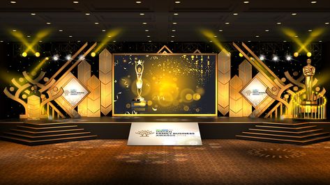 AWARD STAGE Conference Stage, Stage Backdrop Design, Corporate Event Design, Wedding Stage Backdrop, Motorcycle Events, Stage Designs, Event Booth, 3d Reference, Stage Set Design