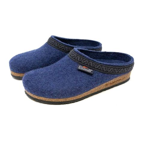 PRICES MAY VARY. Medium Width (B) Felted Wool Clog - Runs true to size for most, generous toe box. Made in Austria from Merino wool and natural cork. Size Tips: Order your usual size if you plan to wear socks or have medium to medium/wide feet. Size down 1/2 size for barefoot wear, a narrower foot, or if you prefer a snug fit. This clog will loosen slightly with wear. Anatomically shaped cork/latex comfort sole with arch support, metatarsal pad and toe bar Textured natural rubber outsole for tra Wool Clogs, Wool Shoes, Indoor Outdoor Slippers, Wool Slippers, Shoe Last, Heel Pain, Leather Clogs, House Shoes, Felted Wool