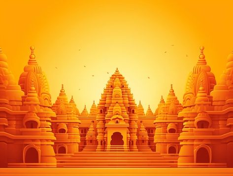 Temple Background Images, Temple Background Design, Ram Mandir Background, Mandir Background, Hindu Background, Devotional Background, Temple Backdrop, Ganpati Backdrop, Arya Movie