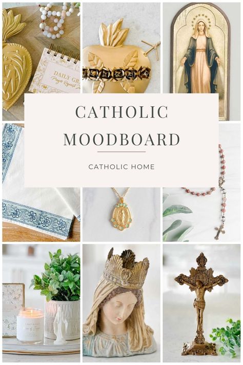 Catholic Home Wall Rosary Decor, Home Altar Christian, Catholic Vision Board Ideas, Theology Of Home, Cross Home Decor, Catholic Bedroom Aesthetic, Catholic Alters For Home, Catholic Prayer Room Ideas Decor, Marian Altar