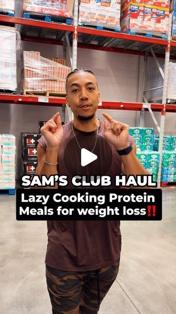 Trent Harrison | Online Fitness Coach on Instagram: "If you shop at Sam’s Club and you’re too lazy to cook, these are must grab high protein meals if you are on a weight loss journey!  Comment the word “PROTEIN” if you want me to send over my Sam’s Club protein grocery list for your next grocery haul‼️  #protein #highprotein #macrofriendly #fitness #fitnesstips #nutrition #mealprep #grocery #grocerystore #abs #loseweight #weightloss #samsclub" 50g Of Protein Meals, Protein Ideas Meals, Healthy High Protein Meals Lunch, No Carb High Protein Meals, Protein Grocery List, How To Eat 140 Grams Of Protein, Easy Sams Club Meals, Calorie Deficit Grocery List, High Protein Meals Healthy