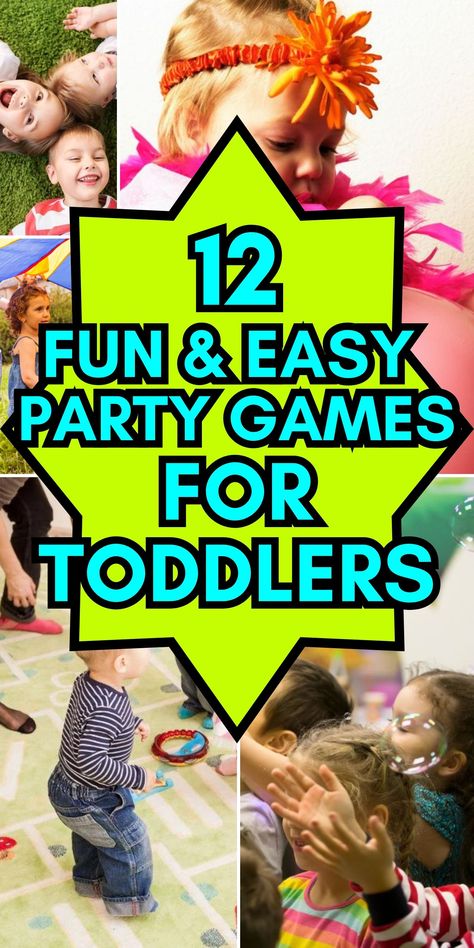 This is my collection of the best party games for toddlers to play at birthday parties, simple, fun, easy party games that can be played indoors or outdoors to entertain two and three year old kids at a toddler birthday party. Games that have few rules and are good for toddlers with short attention spans. These games ideas will keep toddlers entertained with fun activities at a party, classic games, traditional games, DIY games, how to play, rules, props needed, kids party planning 2024 Old School Party Games, Games For Two Year Olds, Outdoor Diy Ideas, Toddler Birthday Party Games, Kids Party Games Indoor, Party Games For Toddlers, Toddler Birthday Games, Fun Games For Toddlers, Best Party Games