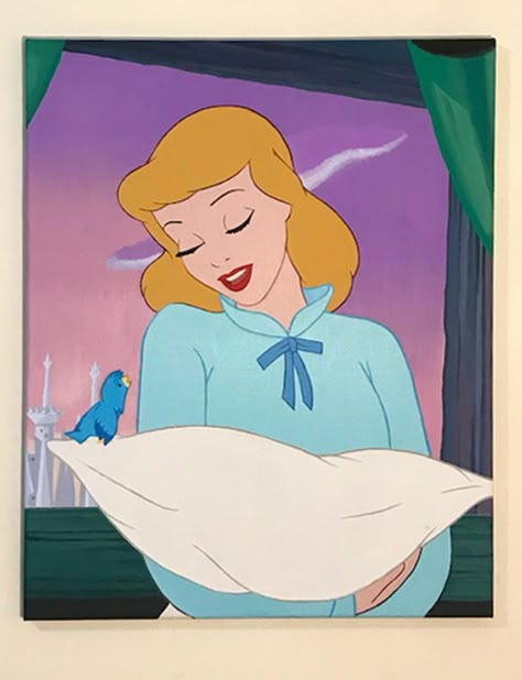 Cinderella from Disney's animated Cinderella 16 inch by 20 inch acrylic painting on canvas Cinderella Pfp, Cinderella Aesthetic, Cinderella 2, Cinderella 3, Cinderella 1950, Disney Paintings, Alicia Silverstone, Disney Icons, Disney Princess Cinderella