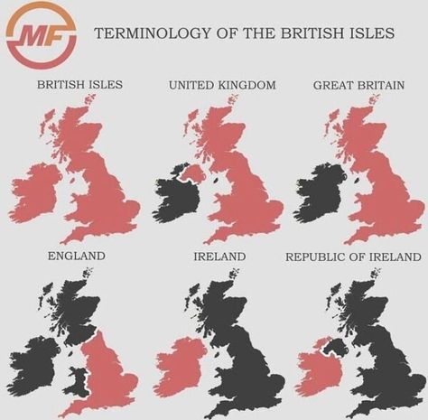 British Isles Map, Republic Of Ireland, British Isles, Best Funny Pictures, Great Britain, Geography, Fun Facts, England, Map