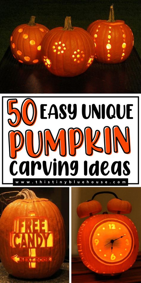 Kids Pumpkin Carving, Unique Pumpkin Carving, Creative Pumpkin Carving Ideas, Unique Pumpkin Carving Ideas, Creative Pumpkin Painting, Cute Pumpkin Carving, Halloween Pumpkin Carving Stencils, Pumkin Carving, Halloween Decor Diy